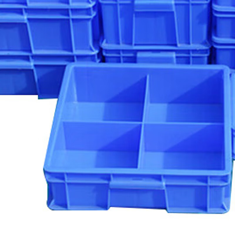 Jin Shiluo parts box compartment box three compartment box #350*200*85 thickened multi-partition plastic storage box tool material classification box turnover box JCW8