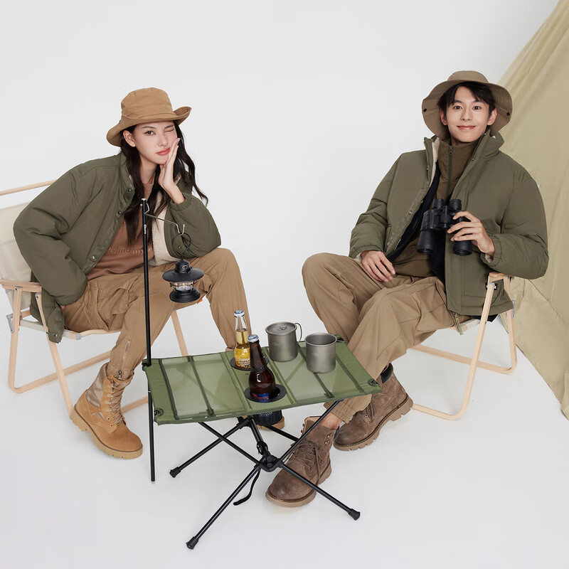 BOSIDENG (BOSIDENG) Outlet Winter Down Jacket Men's Casual Outdoor Short Lamb Wool Fashion Versatile Thick Jacket Pale Green 4401 S 160/80A