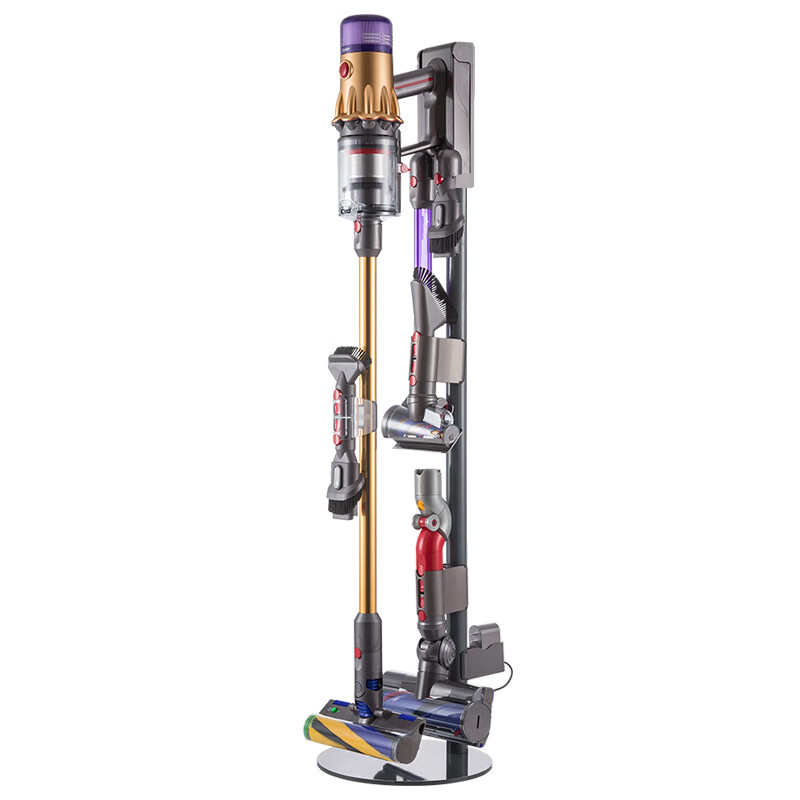 Silon adapted to Dyson vacuum cleaner bracket storage rack G5v7v8v10slim/v12v11v15slim punch-free charging hanging rack high-end exclusive flagship version comes with 4 storage clips