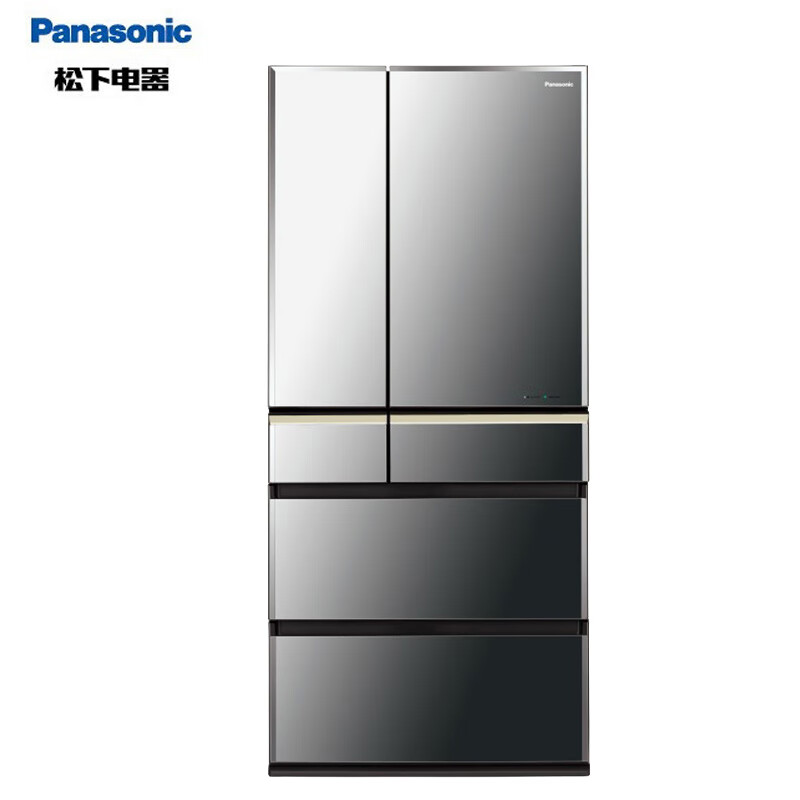 Panasonic refrigerator NR-F673WX-X5 659 liters imported from Japan large capacity automatic ice making and sterilization agate black