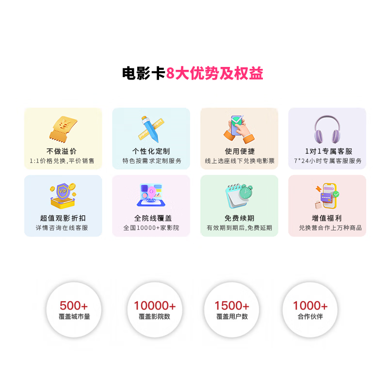 Beijing Piao Piao Movie Card National Cinema General Movie Ticket Exchange Coupon Online Ticket Purchase Cinema Ticket Stored Value Card Gift Card 100