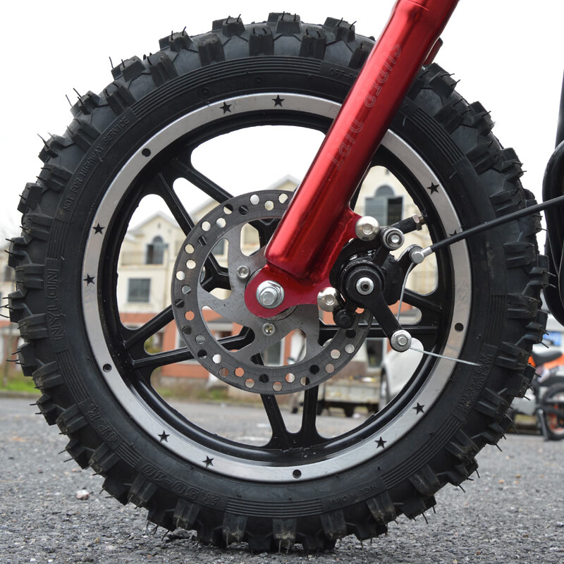 Langchuang Motorcycle 49cc mini medium 4-stroke off-road vehicle two-wheel light motorcycle fuel version pure gasoline model 4-stroke hand start red green