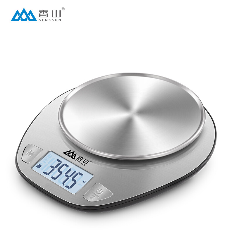 Xiangshan Electronic Scale Kitchen Scale Kesheng Coffee Scale Food Baking Scale LCD Backlit Large Screen 0.1g High Precision