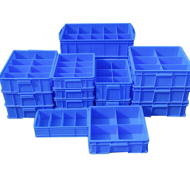 Jin Shiluo parts box compartment box three compartment box #350*200*85 thickened multi-partition plastic storage box tool material classification box turnover box JCW8