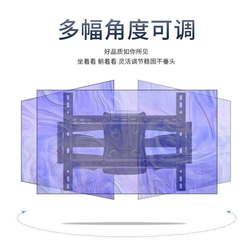 ProPre (32-75 inches) TV Mount TV Stand TV Stand TV Mount Rotating Telescopic Universal Suitable for TCL Hisense Skyworth Huawei Changhong, etc. 55/60