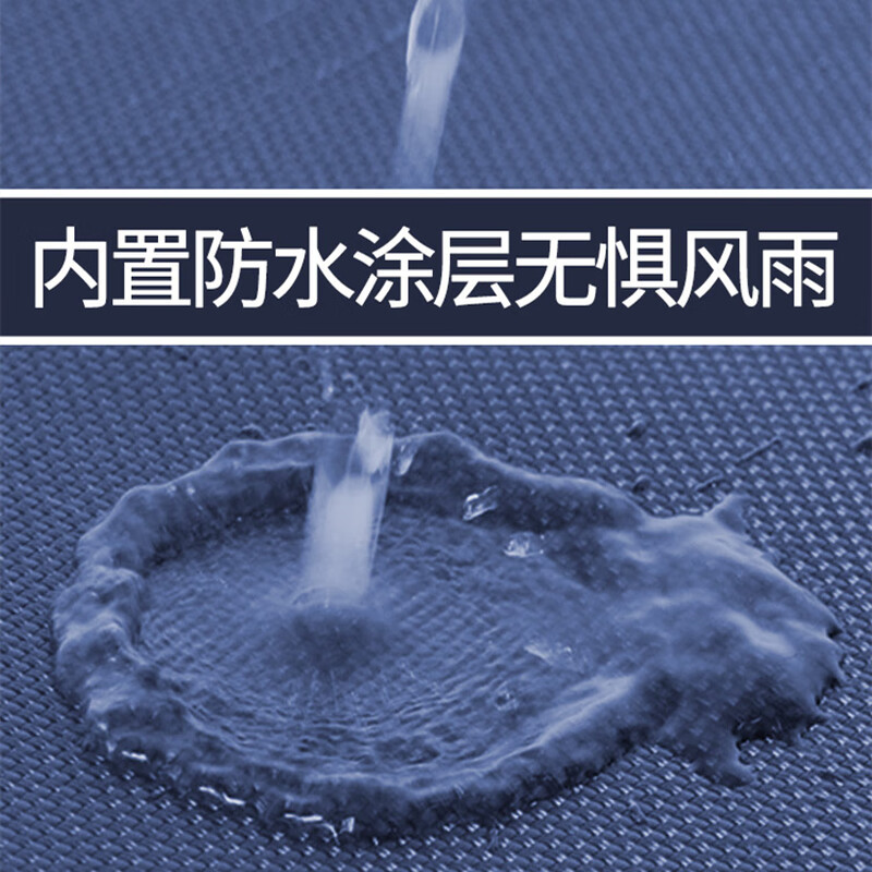 Kangaroo (KANGAROO) thickened suitcase protective cover Oxford pull rod suitcase case waterproof wear-resistant scratch-resistant suitcase checked case cover navy blue (luggage protective cover) 24 inches