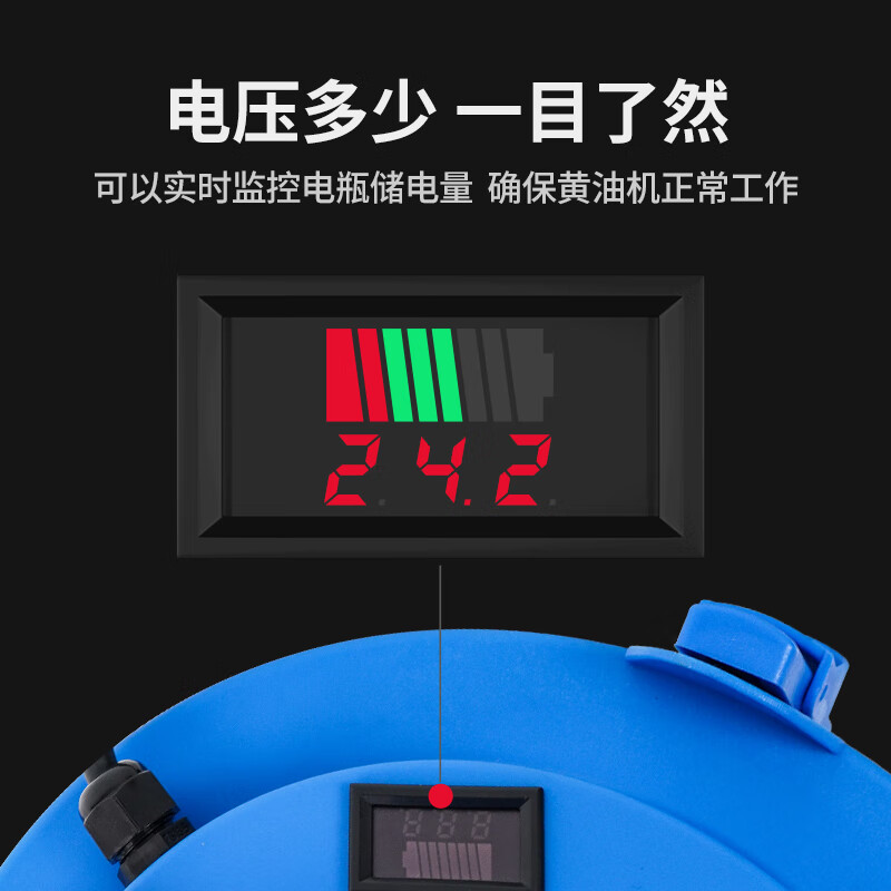 Wufu electric butter machine new 24v grease gun excavator special 220v high pressure pump handheld fully automatic oiler double cylinder 24v sinking + 11.5m hose reel