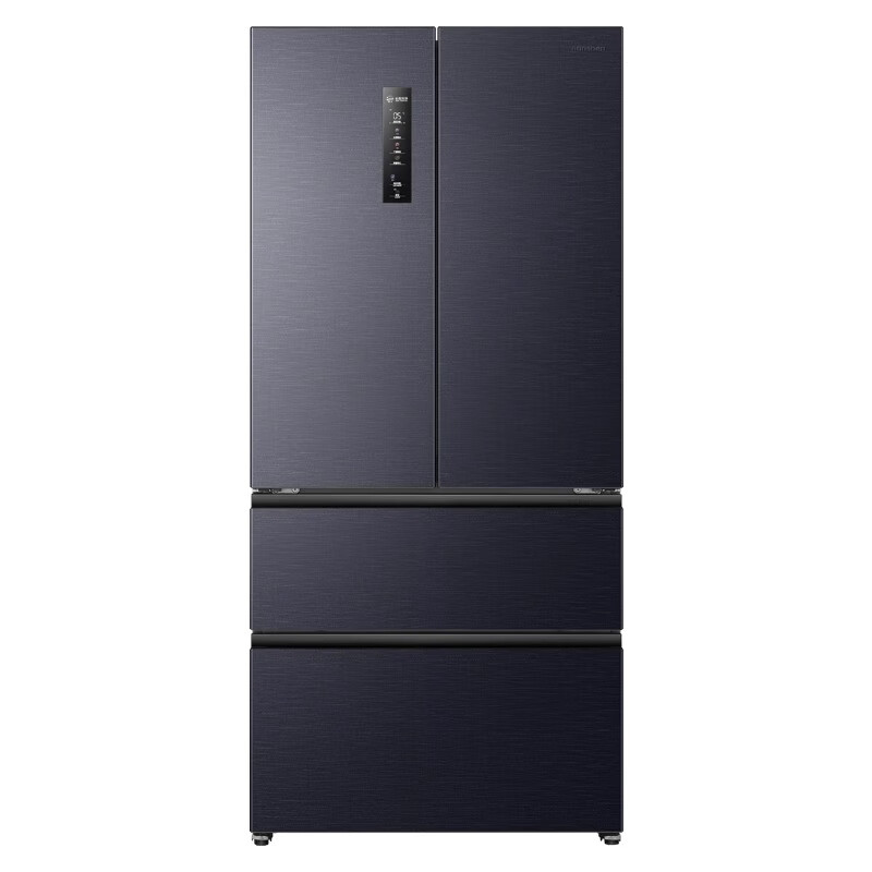 Rongsheng Rongsheng refrigerator BCD-503WD15MPQLA French multi-door double-folding ultra-thin embedded active sterilization refrigerator (three guarantees) Appearance defects - gray