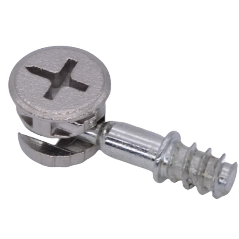 Phil solid thickened two-in-one connecting piece furniture hardware bedclothes cabinet fastening eccentric wheel self-tapping iron rod nut assembly self-tapping rod + diameter 13 eccentric wheel = 10 sets quantity