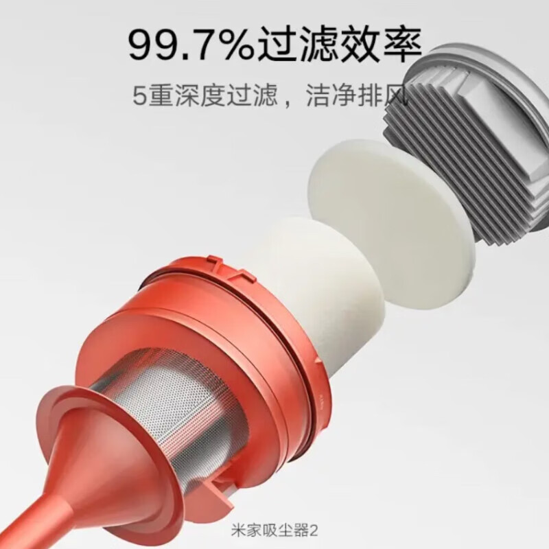Xiaomi (MI) Xiaomi wired vacuum cleaner 2 accessories floor brush dust box cyclone holder brush flat brush sponge long tube filter dust cup