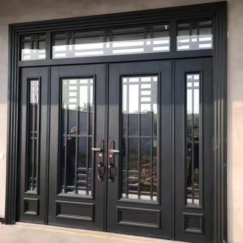 Vinoa glass door rural door rural self-built house custom door entrance door zinc alloy class A security door villa door style 3