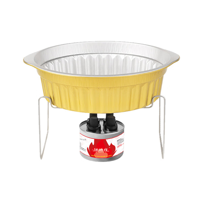 Faxilong disposable hot pot outdoor aluminum foil tin foil pot camping picnic packing box student dormitory 4-6 people set