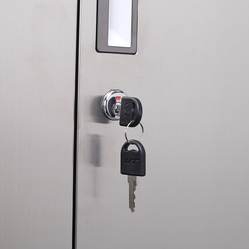 Jingku KINKOCCL201 stainless steel nine-door storage cabinet 9-door industrial equipment cabinet workshop tool classification storage cabinet