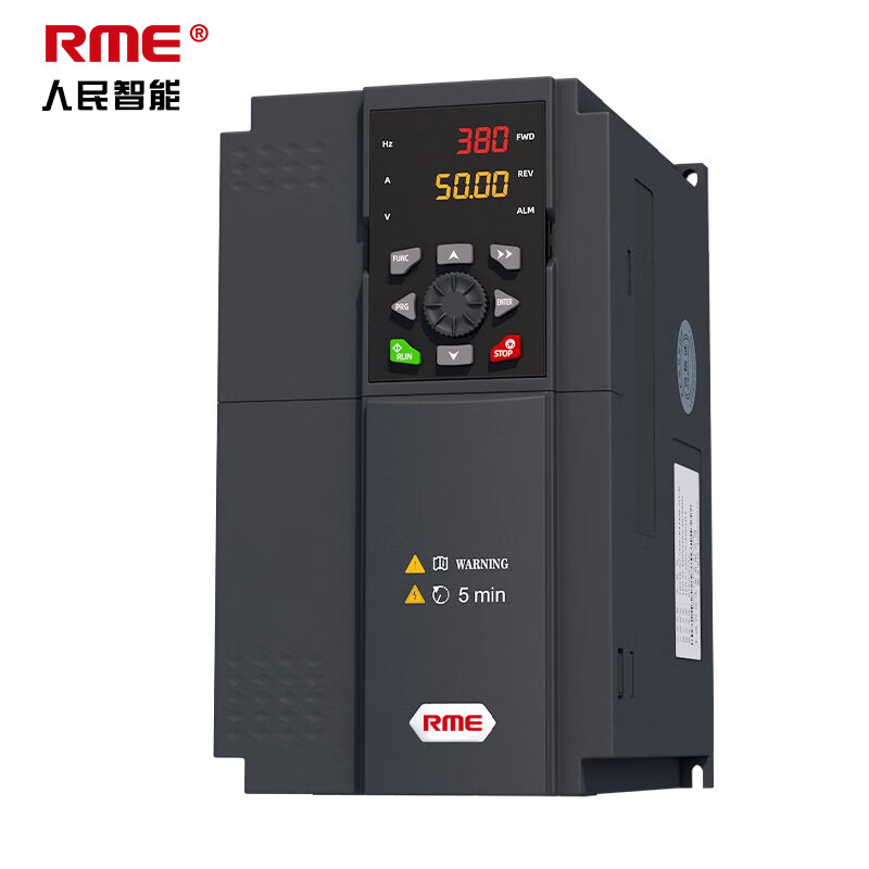 Shanghai People's three-phase inverter 380V heavy-duty motor fan water pump high-power frequency converter 15KW