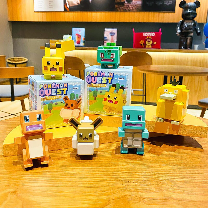 Huao genuine Pokémon Adventure series ornaments cartoon pixel ornaments Pikachu