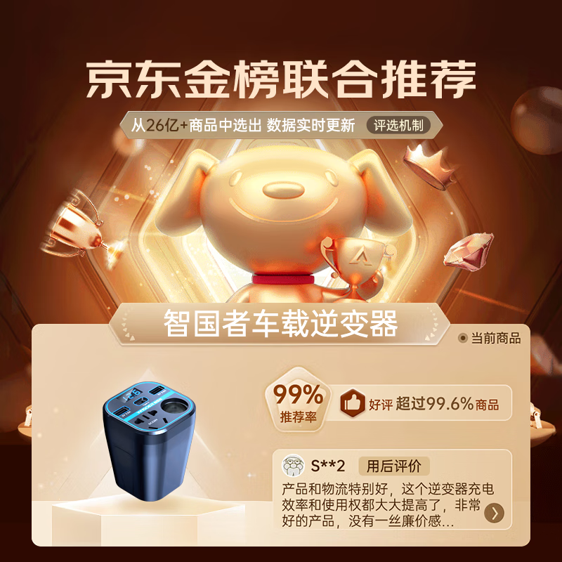 Wise Nation car inverter 12v24v to 220v high power multi-functional power supply cigarette lighting conversion charger plug car