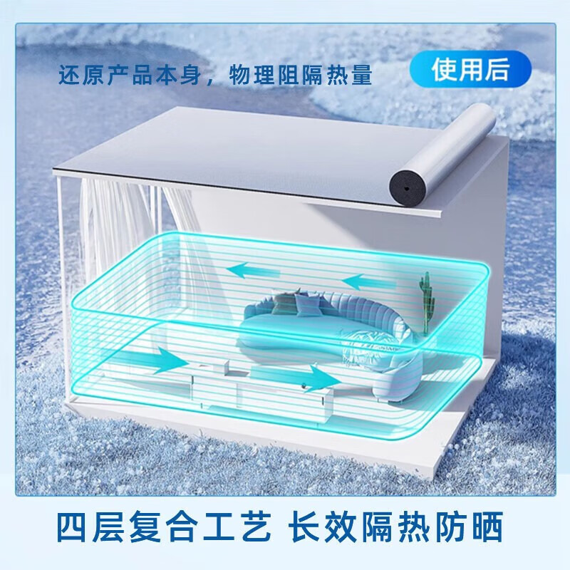 Jiandao exterior wall sunroom glass roof insulation board indoor ceiling sun protection high temperature flame retardant insulation material