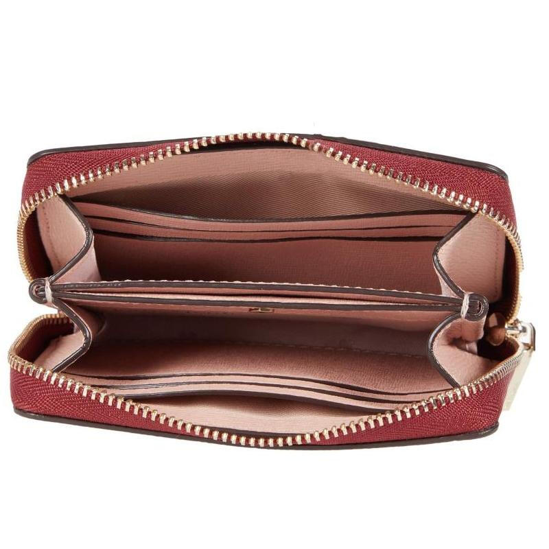 KATE SPADE wallet small bag LOGO 20% off solid color simple trendy 478Z8328BJ Chinese Valentine's Day gift Horizon Blue