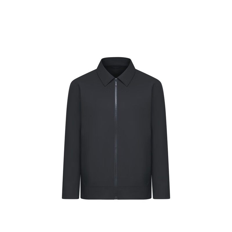 Biyinlefen fleece warm autumn and winter men's business commuting casual simple and capable lapel jacket jacket tops for men 07 black L (105)