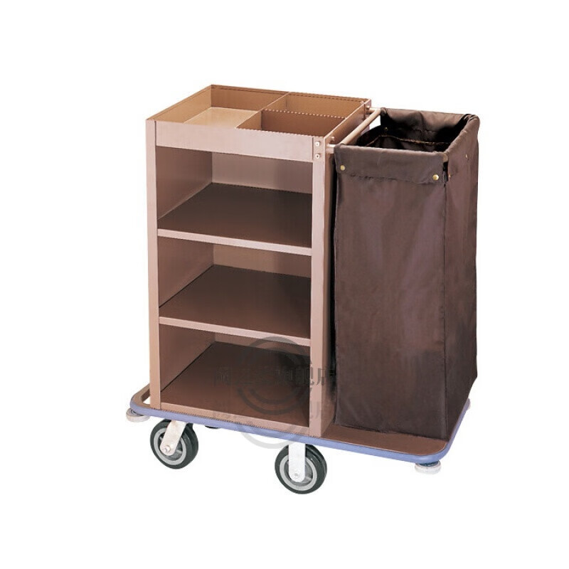 ODEK PIANAN hotel double-sided guest room work cart, linen storage cart, room entrance cart, hotel cleaning service cart, single-sided linen cart