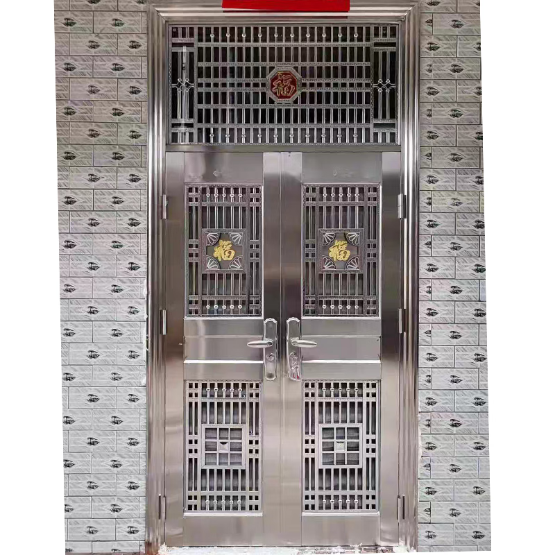 JRB Jiaruibao 304 stainless steel door double door rural household double door self-built house painted villa Roman column double door double door style 2