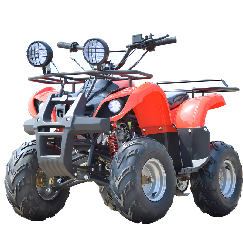 Langchuang ATV110cc big and small bull ATV four-wheel off-road motorcycle kart adult fuel all-terrain vehicle yellow 110cc horizontal engine