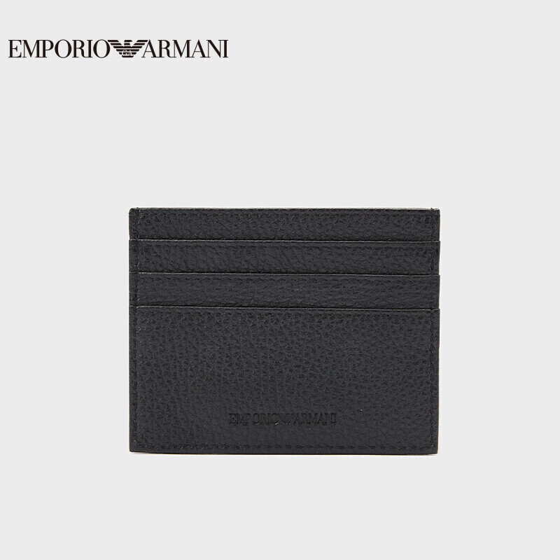 90% new Armani EMPORIO ARMANI gift EA men's card holder keychain set gift box