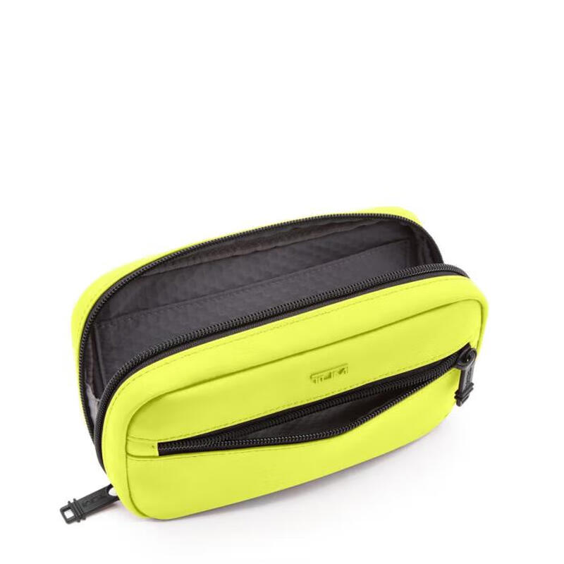 TUMI Zip-Around European and American luxury fashion brand travel storage bag accessory bag multi-compartment 142844 Acid Green os