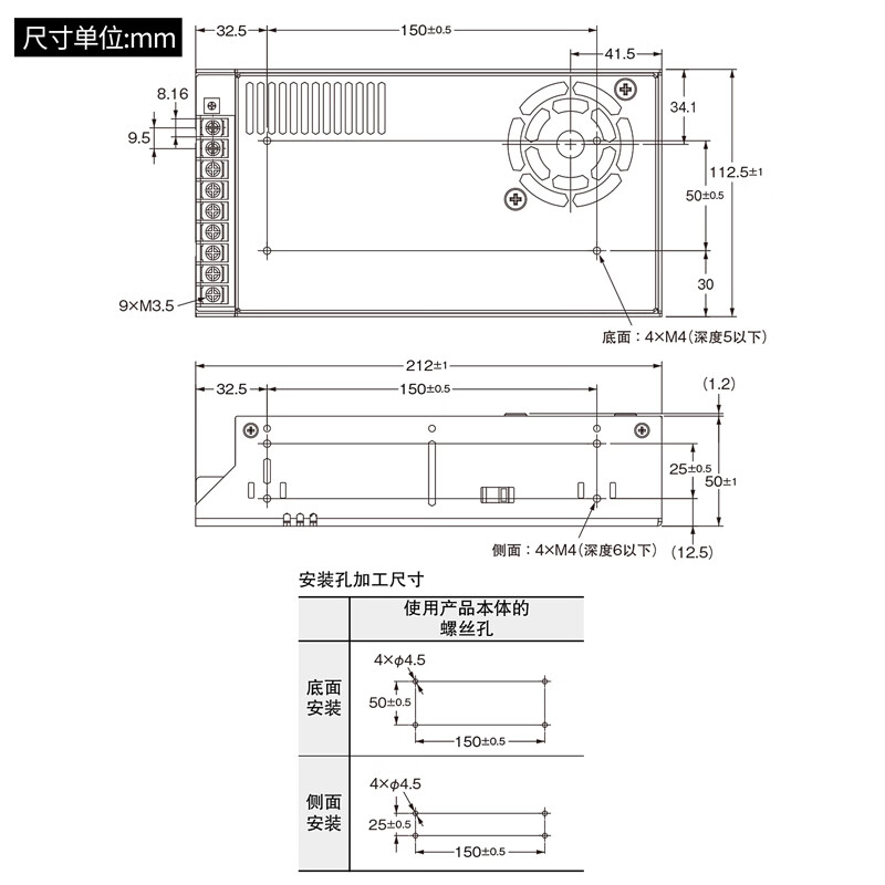 Original OMRON Omron switching power supply AC/DC converter transformer new S8FS-C replaces the old S8JC-Z S8FS-C35024 power 350W output 24VDC
