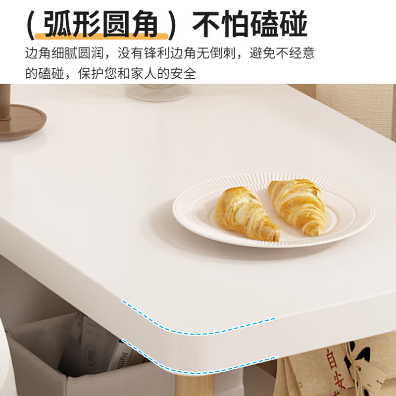 Boundary line side table side table coffee table sofa side cabinet storage rack thickened side table table double storage tea table simple bedside table