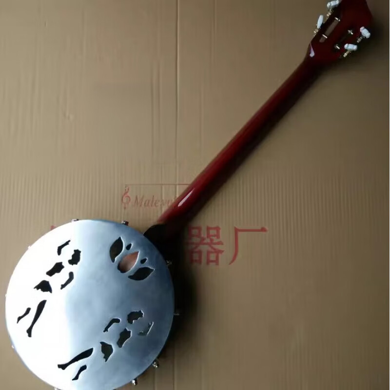Shisheng mahogany fingerboard, sheepskin, cowhide Qinqin, ethnic plucked instrument, four-string edge-assisted butterfly piano