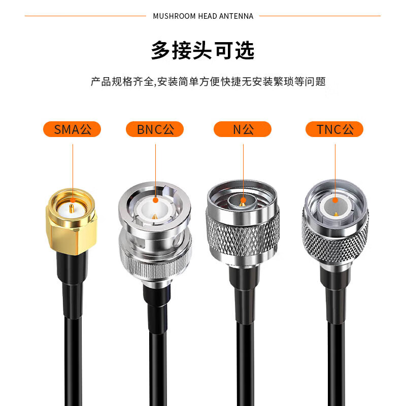 Fengyingzi GPS+Beidou mushroom head antenna high gain antenna clock antenna BNC male interface 10 meters