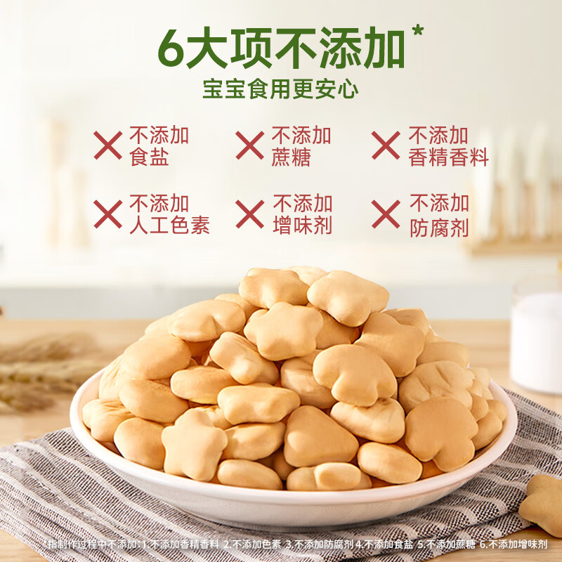 Fujibaby High Calcium Soft Biscuits Healthy and Nutritious Food Complementary Food Recipes for Babies and Toddlers High Calcium Milk Soft Biscuits 3 Boxes