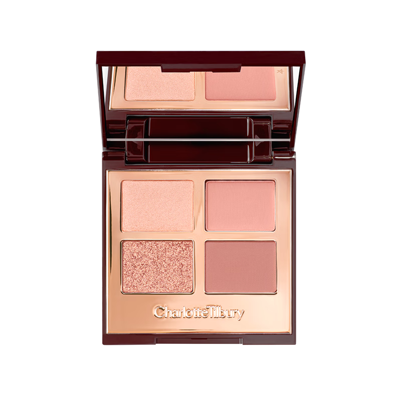 CHARLOTTE TILBURY Ruth's same style four-color luxury eyeshadow palette Pillow Talk 5.2g Gentle pink brown New Year's gift for girlfriend
