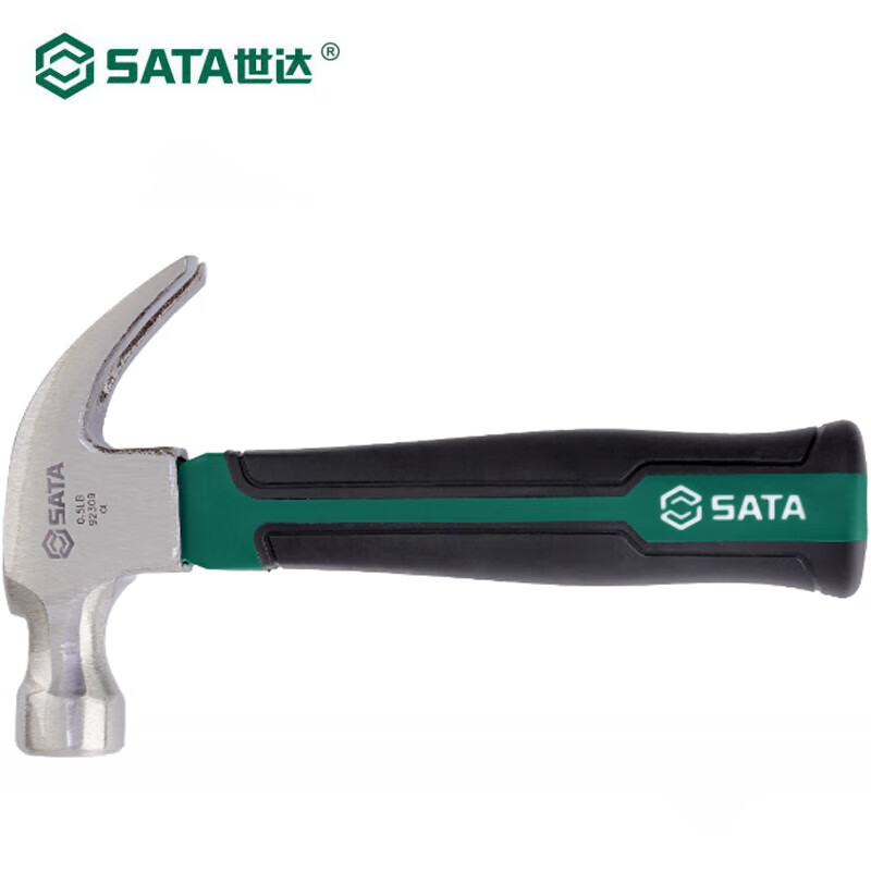 SATA 92309 Fiberglass Short Handle Claw Hammer 0.5 lbs.