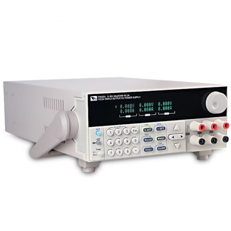 ITECH programmable DC regulated power supply three-channel adjustable program-controlled power supply three-channel independent channel IT6300 series IT6322 (30V/3A/90W)