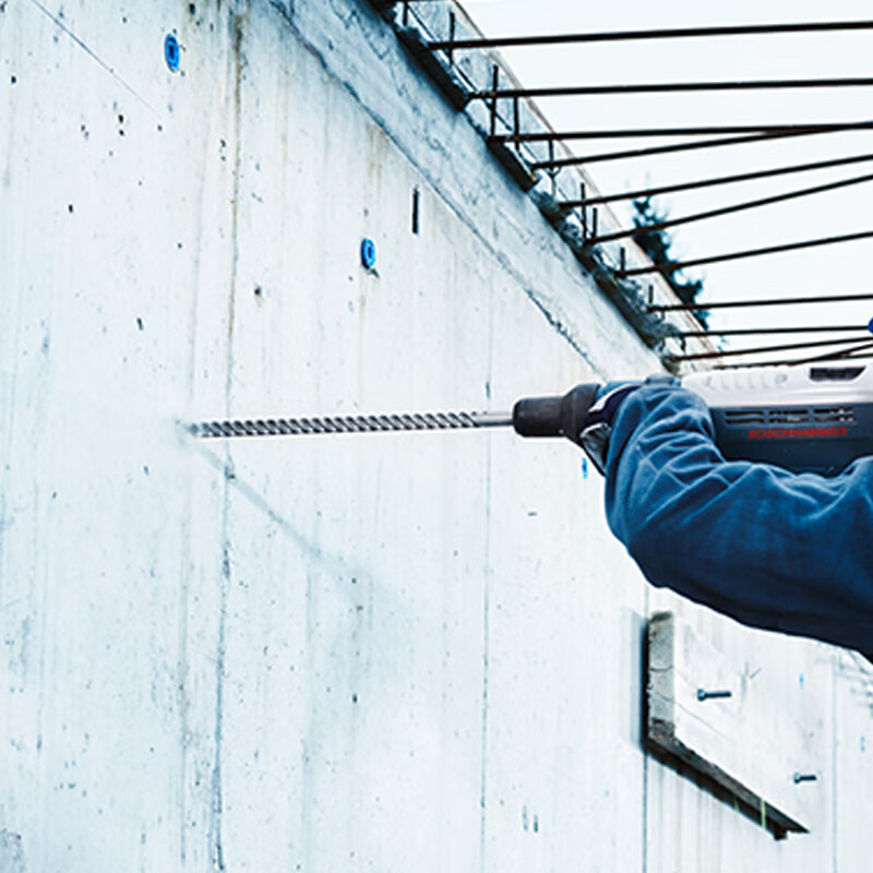 BOSCH electric hammer drill bit round shank five-pit 8 series concrete drill bit 12X200X340 (12mm)