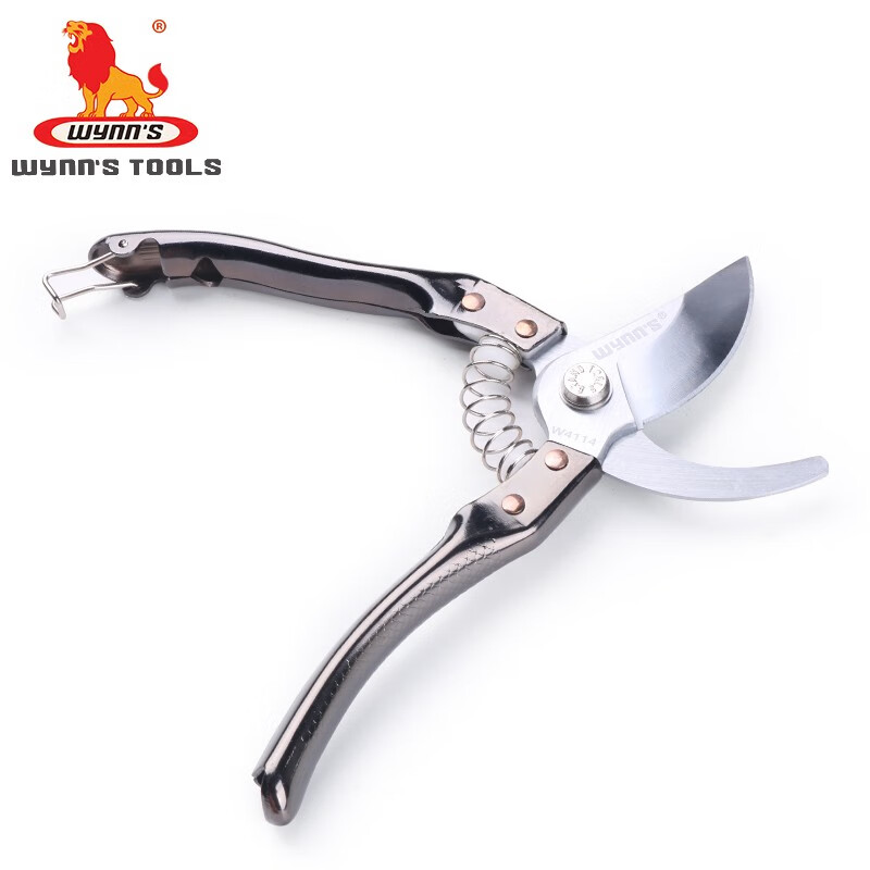 Power Lion wynn s Power Lion garden shears pruning shears fruit tree shears SK5 steel labor-saving household flower pruning scissors tool 65# manganese steel forging (W4114)