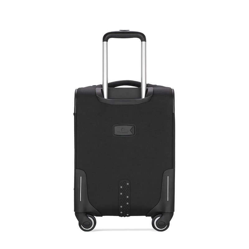 Diplomat diplomat suitcase classic men's business soft case boarding trolley case DEF-1551A/B series black 18 inches - suitable for short distances and boarding