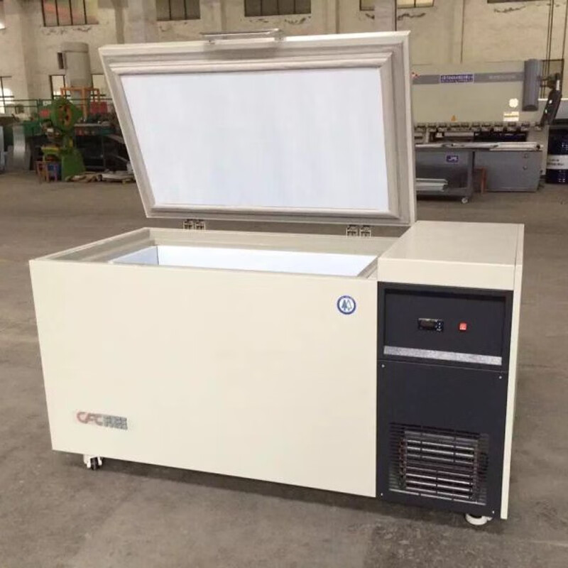 Jiesheng (JS) ultra-low temperature large capacity freezer 480L horizontal - 40/60/86 degrees cryogenic freezer quick-frozen seafood commercial test - 50 degrees 480L (-15 to -50 adjustable)