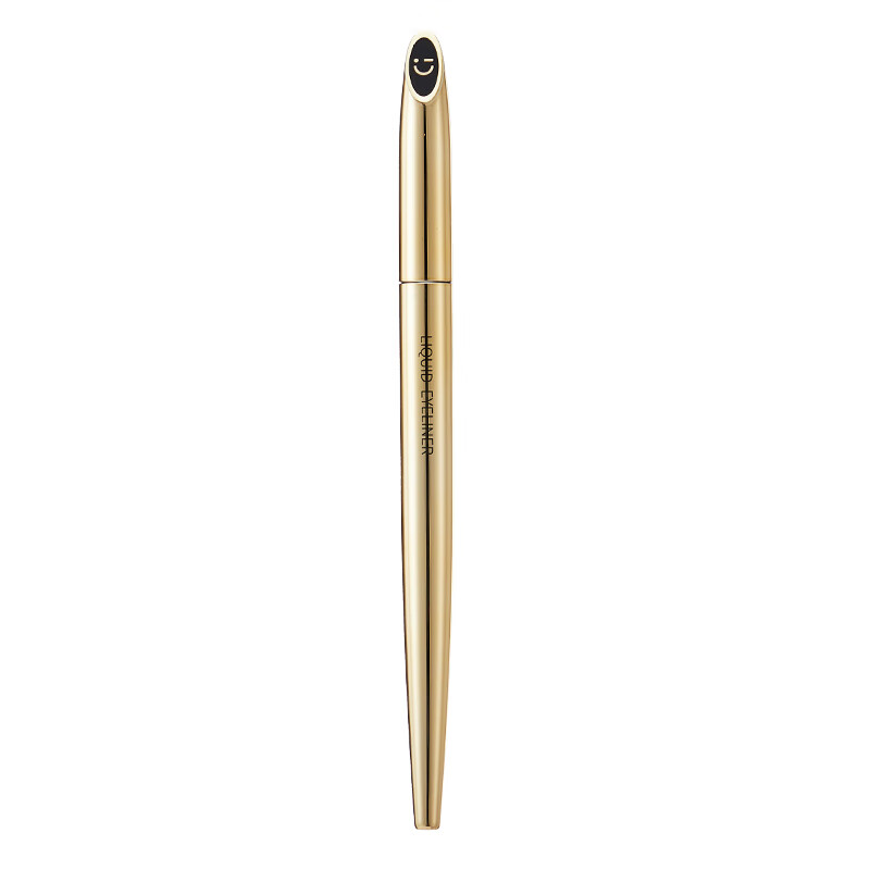 MINISO 0.01 mm small gold tube fine long-lasting liquid eyeliner pen that is not easy to smudge, charming black style
