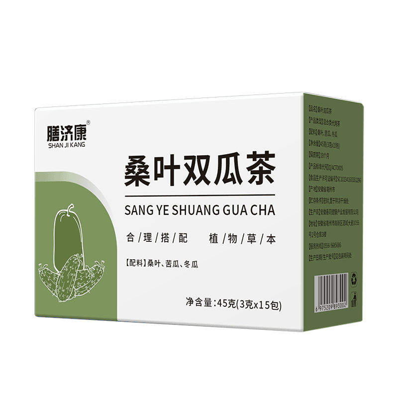 Shanji Kang Mulberry Leaf Double Melon Tea Bitter Melon Winter Melon Mulberry Leaf Tea Bag 3 boxes