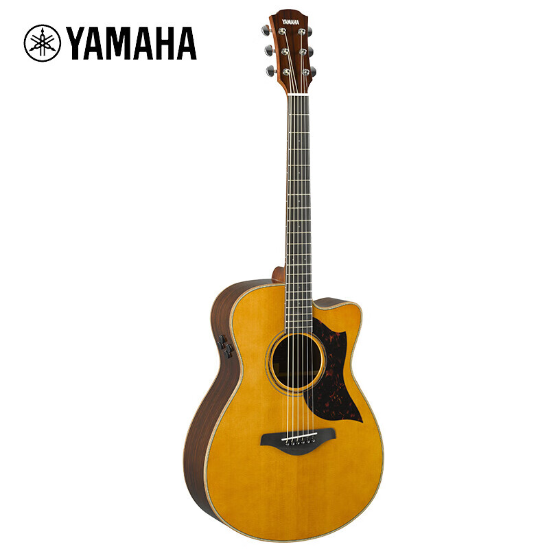 Yamaha (YAMAHA) all single guitar A3R electric box folk guitar acoustic guitar cutaway AC3RVN 40 inches retro color