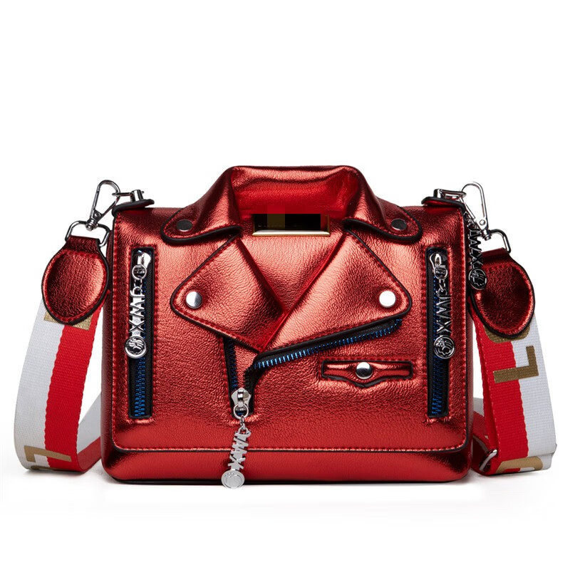 MDUG2022 New Women's Bag European and American Chain Rivet Jacket Fashion Small Square Bag Clothes Crossbody Bag Green