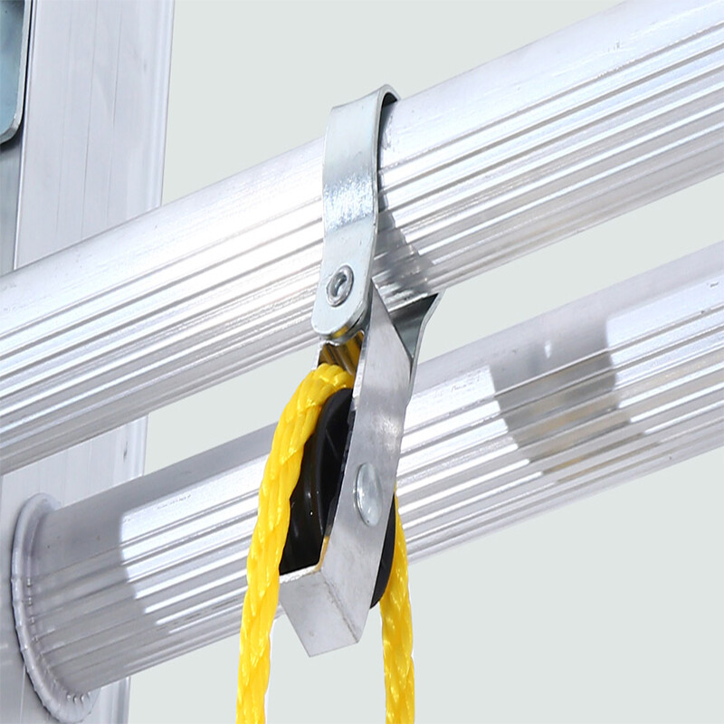 Golden Anchor American standard aluminum alloy extension ladder work ladder AM42-212II engineering ladder extension height 3.74-6.48 meters