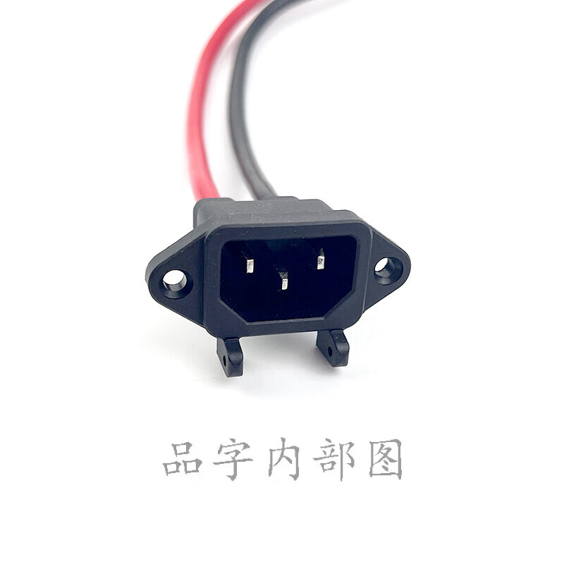 Anderson plug 50A socket male and female takeaway lithium battery electric battery car charging and discharging port 10AWG elbow to 50A gray (30cm)