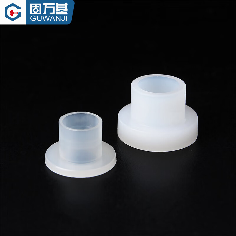 Guwanji T-type gasket transistor gasket nylon sleeve insulating particles T-type gasket ring concave and convex gasket insulation sheet TW-3 (100 pieces) black