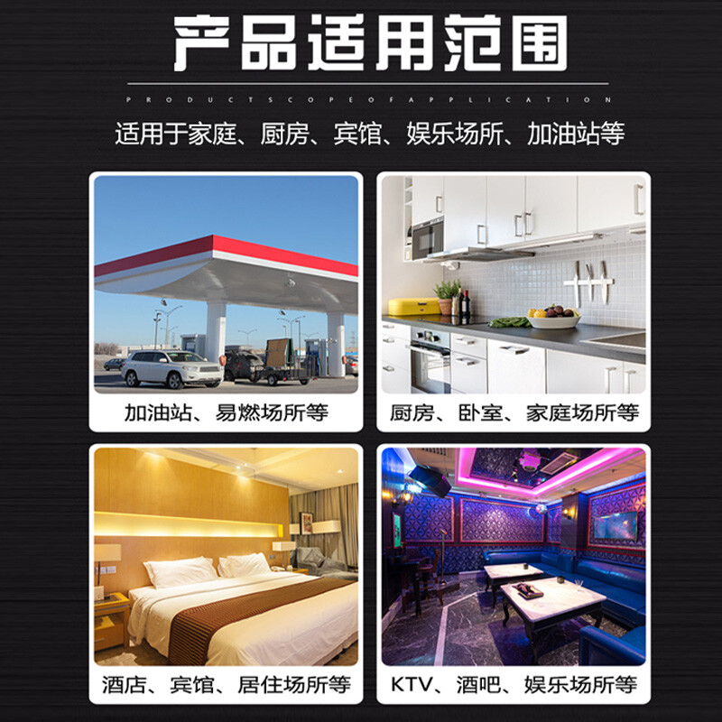 Wenju bagged fire blanket 1.5m 1.5m household kitchen fire blanket fiberglass emergency life-saving escape blanket