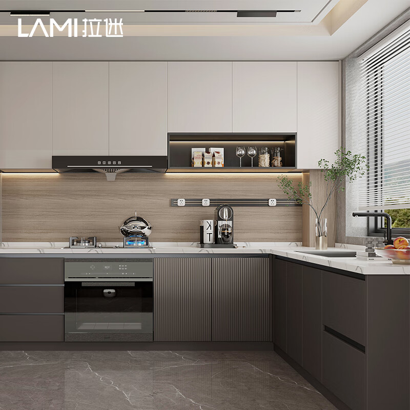 Renjuyi Mi Cabinets Overall Assembly Stove Cabinets Home Quartz Stone Countertops Kitchen Cabinets Sideboards Customized Intention Gold Customized