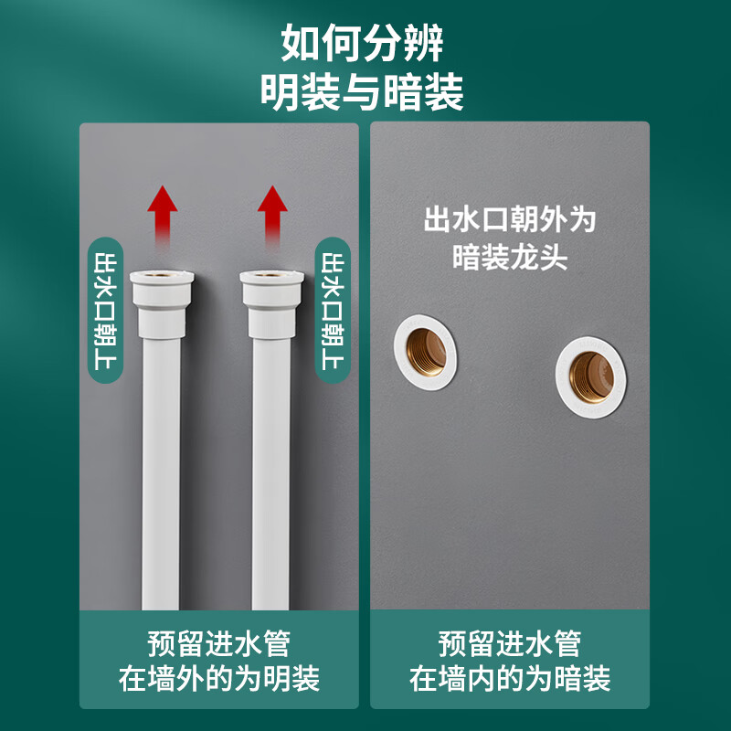 BSITN shower faucet set exposed mixing valve bathroom bathroom hot and cold shower set B112